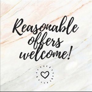 Reasonable Offers Accepted